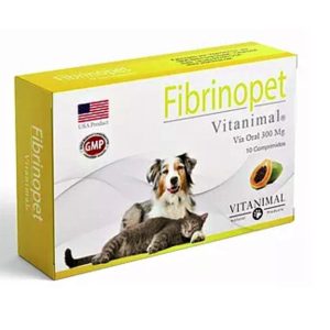 VITANIMAL FIBRINOPET PERROS&GATOS 300MG 10 COMPRIMIDOS