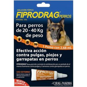 FIPRODRAG PIPETA ANTIPULGAS PERROS 20 A 40KG