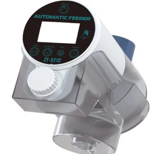 Alimentador automático súper silencioso para Estanque de Peces, dispensador de Alimentos con Tanque de Anillos flotantes para Fin de Semana y Vacaciones