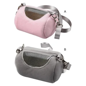 Bolsa de transporte pequeña para mascotas, bolso de mano transpirable y  cálido para jaulas de ratones, senderismo al aire libre, Camping en movimiento.