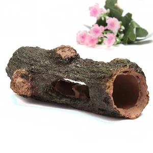 Adorno de cueva de túnel de árbol hueco para acuario, refugio oculto de peces, camarones, tortugas, accesorios de decoración de tanque de peces, envío directo