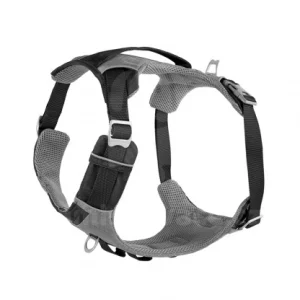 KURGO JOURNEY AIR HARNESS – BLACK/GARGOYLE GREY 50-80 LBS – LARGE