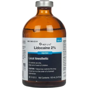 LIDOCAINE 2 % Vial por 100 mL