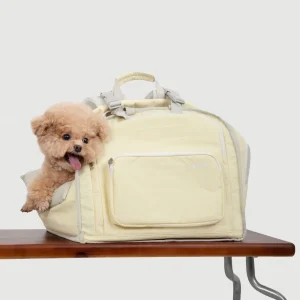 Mochila Suave para Mascotas Estilo Pan Tostado