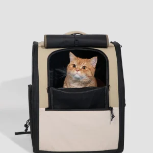 Mochila Transportín Confort de Primera Clase Para mascotas