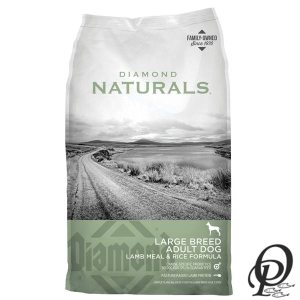 Diamond Naturals Lamb Meal And Rice Adult – Fórmula De Harina De Cordero Y Arroz Para Perros Adultos De Razas Grandes