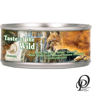 TASTE OF THE WILD ROCKY MOUNTAIN – ALIMENTO HÚMEDO PARA GATOS CON VENADO ASADO Y SALMÓN AHUMADO LATA