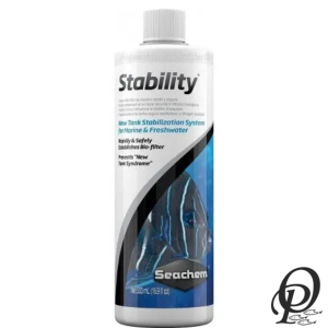 STABILITY (Bacterias) – Acondicionador de agua dulce y acuario marino Seachem