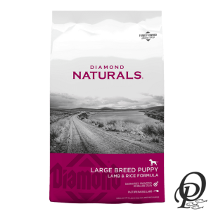 Diamond Naturals Large Breed Puppy – Fórmula de cordero y arroz para cachorros de razas grandes