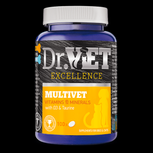 MULTIVET 500 unidades Suplemento para perros y gatos