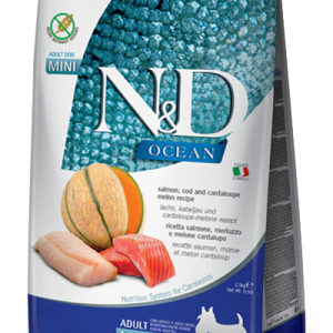 N&D OCEAN CANINE ADULT MINI SALMAO 2,5KG Alimento para perros