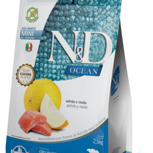 N&D OCEAN CANINE PUPPY MINI SALMAO 2,5KG Alimento para perros