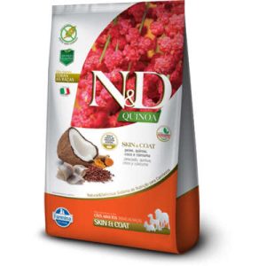 N&D QUINOA CANINE ADULT SKIN PEIXE 10,1KG Alimento para perros