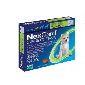NEXGARD SPECTRA DE 7,6 A 15 KG. 3 COMPRIMIDOS