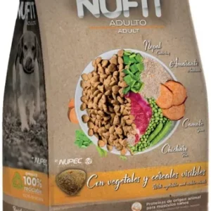 Nupec Nufit Adulto 15 kg – Nutrición Balanceada para Perros Adultos Grandes
