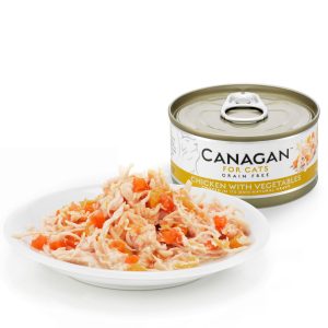 Canagan Lata pollo,zanahoria y calabaza para gatos jóvenes y adultos