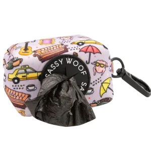 SASSY WOOF FRIENDS WASTE BAG HOLDER