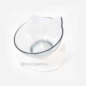 Plato elevado para gatos