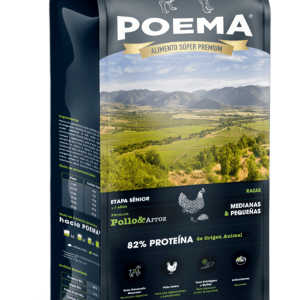 Poema Senior Pollo – Alimento para Perros Adultos Mayores 3 kg