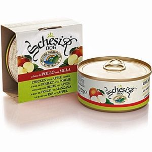Alimento Húmedo para Perro Schesir | Pollo con Manzana 150 gr