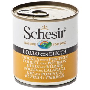 Alimento Húmedo para Perro Schesir | Pollo con Calabaza 285 gr
