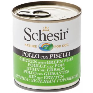 Alimento Húmedo para Perro Schesir | Pollo con Guisantes 285 gr