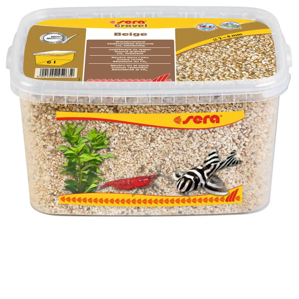 sera Gravel Beige – Gravilla beis natural (Ø 2 – 4 mm)