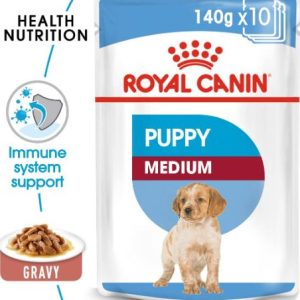 SHN WET MEDIUM PUPPY 140G Concentrado para perros