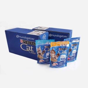 12 cat chow pouches 85 gr