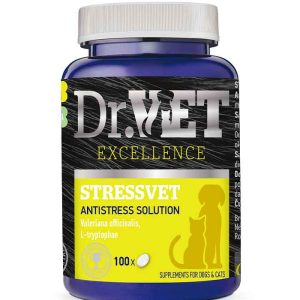 STRESSVET 100 unidades Suplemento para perros y gatos