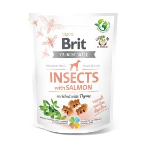 Brit Crunchy Snack Insects with Salmon (200gr)