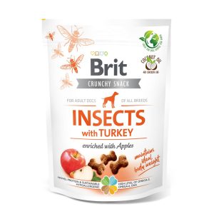 Brit Crunchy Snack Insects with Turkey (200gr)