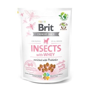 Brit Crunchy Snack Insects with Whey (200gr)