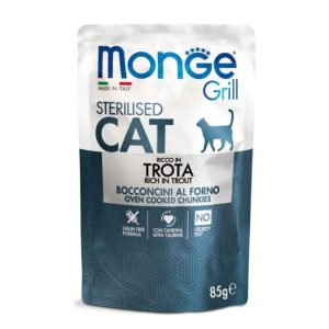Monge adult grill sterilised trucha (85gr)