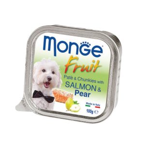 Monge fruit salmón y pera (100gr)
