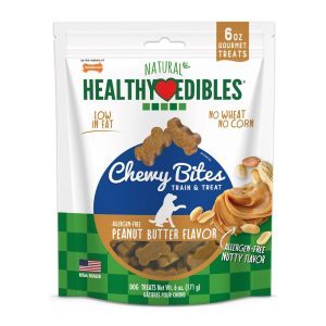 Nylabone Healthy Edibles Chewy Bites Peanut Butter (171gr)