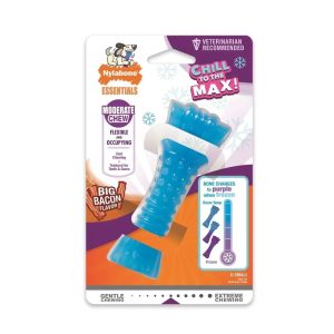 Nylabone Moderate Chew Color Changing Souper Bacon Small