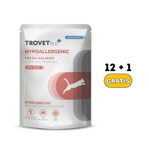Trovet Plus Hypoallergenic Fresh Salmon Sterilised Cat (85g)