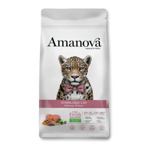 Amanova adult sterilised cat salmon deluxe (1.5kg)