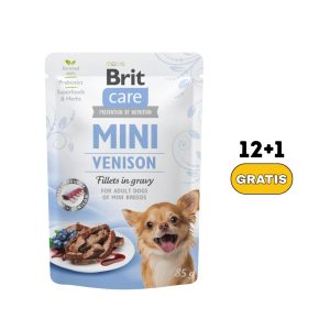 Brit Care Mini Venison Fillets Pouch (85gr)