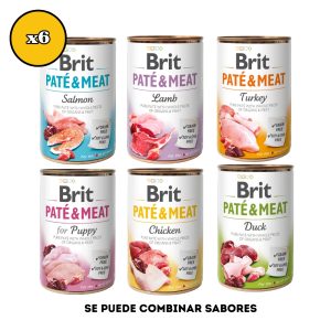 6 Brit Pate & Meat (400gr)