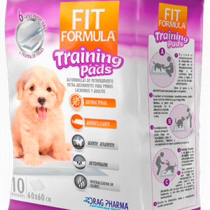 FIT FORMULA TRAINING PADS 60 X 60 CM X 10 UNIDADES