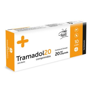 Tramadol John Martin Blister 10 Tabletas   Analgesico Veterinario en Comprimidos