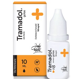 Tramadol John Martin Gotas 10 ml   Analgesico Oral para Perros y Gatos