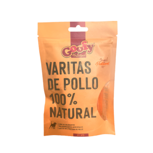 Snack Goofy Varitas de Pollo Natural Para Perro 60 gr