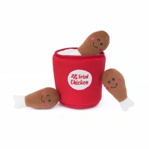 ZIPPY PAWS BURROW BUCKET OF CHICKEN